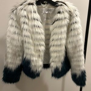 Glamorous faux fur coat